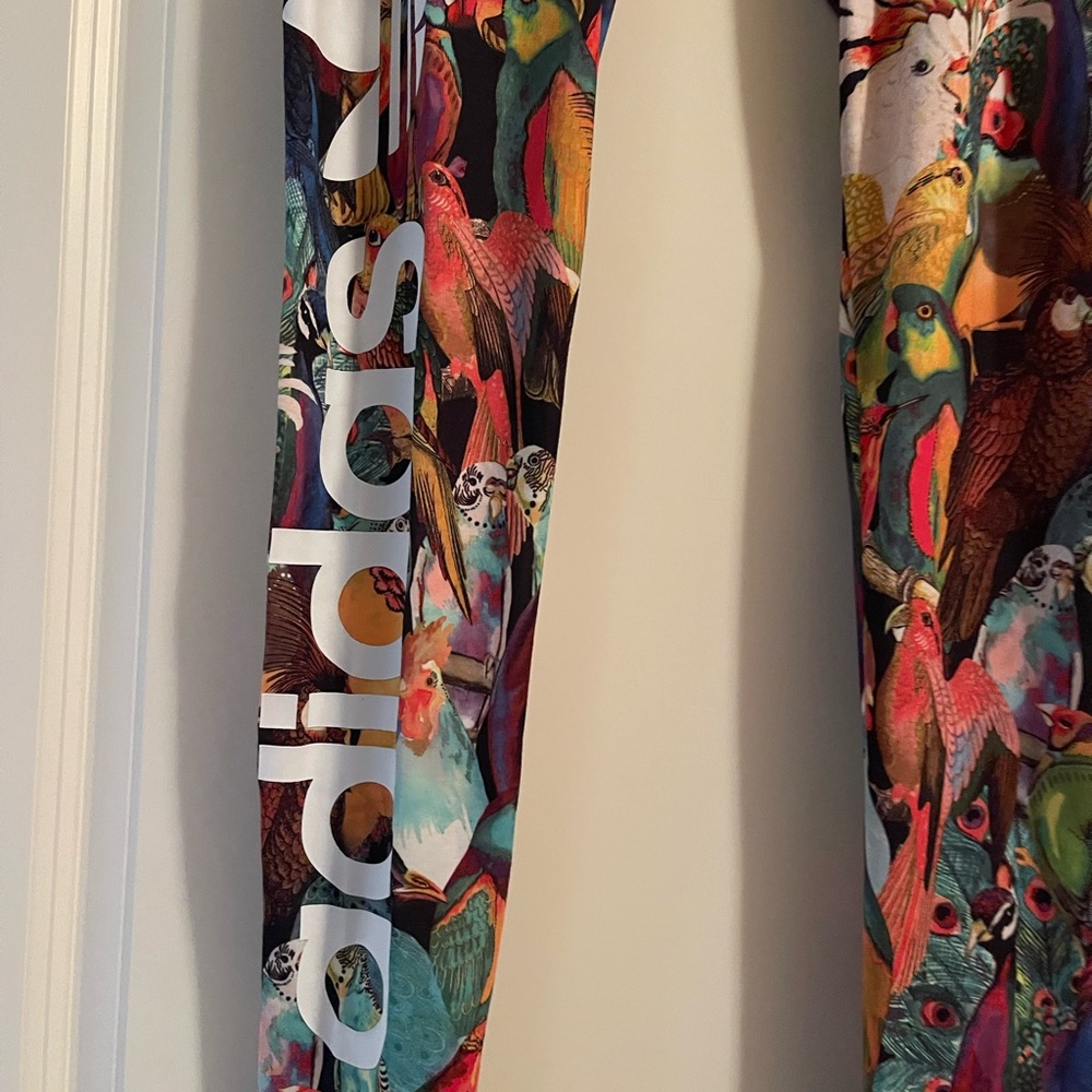 Adidas Multicolor Bird Pattern Track Jacket & Leg… - image 4